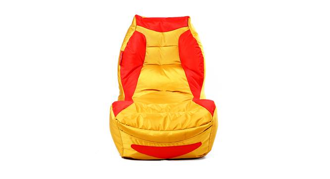Hogan Bean Bag Gaming Chair (Yellow, with beans Bean Bag Type) by Urban Ladder - Front View Design 1 - 375246