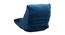 Hazelle Bean Bag (Blue, with beans Bean Bag Type) by Urban Ladder - Rear View Design 1 - 375256