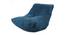 Hiroko Bean Bag (Blue, with beans Bean Bag Type) by Urban Ladder - Rear View Design 1 - 375264