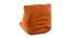 Helen Bean Bag (Orange, with beans Bean Bag Type) by Urban Ladder - Design 1 Side View - 375272