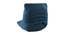 Hiroko Bean Bag (Blue, with beans Bean Bag Type) by Urban Ladder - Design 1 Side View - 375275