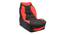 Ingrid Bean Bag Gaming Chair (Black, with beans Bean Bag Type) by Urban Ladder - Cross View Design 1 - 375297