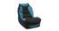 James Bean Bag Gaming Chair (Black, with beans Bean Bag Type) by Urban Ladder - Cross View Design 1 - 375306