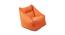Orenthal Bean Bag (Orange, with beans Bean Bag Type) by Urban Ladder - Cross View Design 1 - 375311