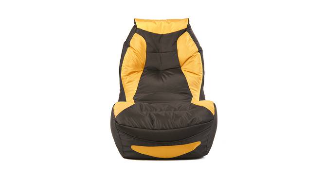 Jada Bean Bag Gaming Chair (Black, with beans Bean Bag Type) by Urban Ladder - Front View Design 1 - 375323