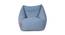 Orlando Bean Bag (Blue, with beans Bean Bag Type) by Urban Ladder - Front View Design 1 - 375331