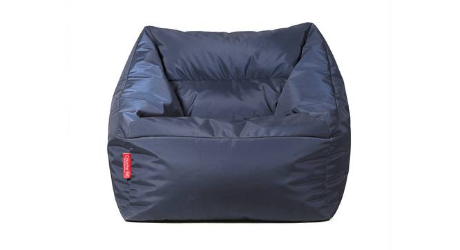Ozzy Bean Bag (Blue, with beans Bean Bag Type) by Urban Ladder - Front View Design 1 - 375333