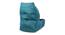 Omari Bean Bag Gaming Chair (Blue, with beans Bean Bag Type) by Urban Ladder - Rear View Design 1 - 375346