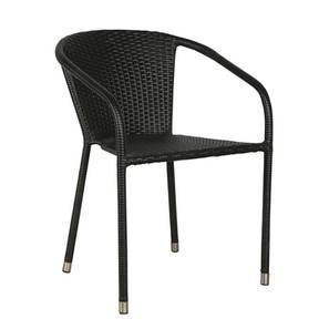 Balcony Chairs Design Harisson Chair (Black, Set Of 4 Set, Matte Finish)