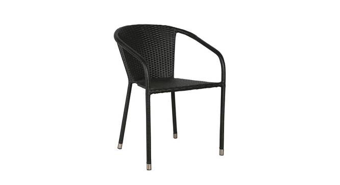 Harisson Chair (Black, Matte Finish) by Urban Ladder - Cross View Design 1 - 375373