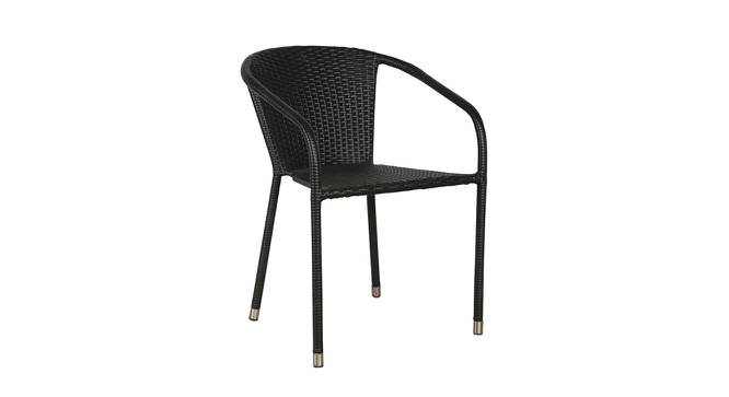 Harisson Chair (Black, Matte Finish) by Urban Ladder - Cross View Design 1 - 375374