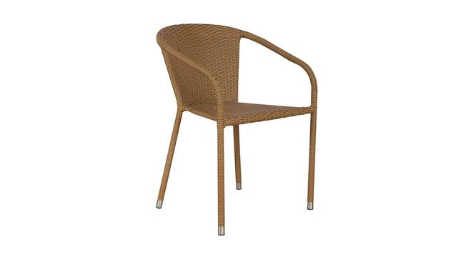 Harisson Chair (Matte Finish, Biscuit) by Urban Ladder - Cross View Design 1 - 375375