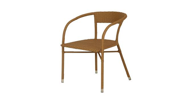 Caleb Chair (Matte Finish, Biscuit) by Urban Ladder - Cross View Design 1 - 375376