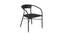 Caleb Chair (Black, Matte Finish) by Urban Ladder - Cross View Design 1 - 375377
