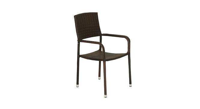 Garnette Chair (Black, Matte Finish) by Urban Ladder - Cross View Design 1 - 375378