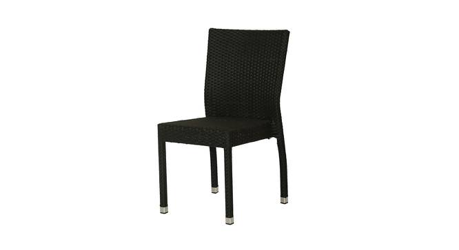 Bart Chair (Black, Matte Finish) by Urban Ladder - Cross View Design 1 - 375379
