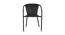 Harisson Chair (Black, Matte Finish) by Urban Ladder - Front View Design 1 - 375390