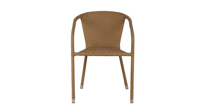 Harisson Chair (Matte Finish, Biscuit) by Urban Ladder - Front View Design 1 - 375391