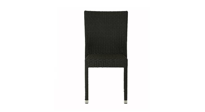 Bart Chair (Black, Matte Finish) by Urban Ladder - Front View Design 1 - 375395
