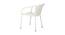 Harisson Chair (White, Matte Finish) by Urban Ladder - Rear View Design 1 - 375402