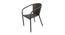 Harisson Chair (Brown, Matte Finish) by Urban Ladder - Rear View Design 1 - 375403