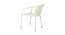 Harisson Chair (White, Matte Finish) by Urban Ladder - Rear View Design 1 - 375404