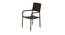Garnette Chair (Black, Matte Finish) by Urban Ladder - Rear View Design 1 - 375410