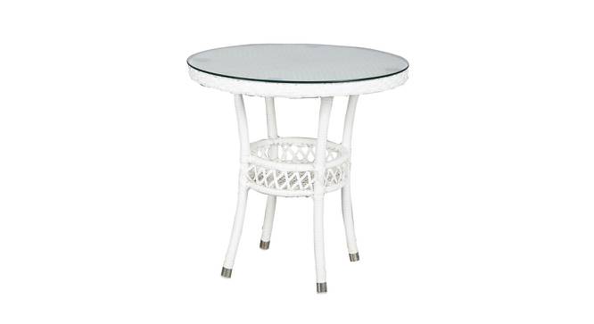 Harris Outdoor Coffee Table (White, Matte Finish) by Urban Ladder - Cross View Design 1 - 375471