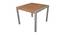 Lovine Outdoor Dining Table (Beige, Matte Finish) by Urban Ladder - Front View Design 1 - 375489