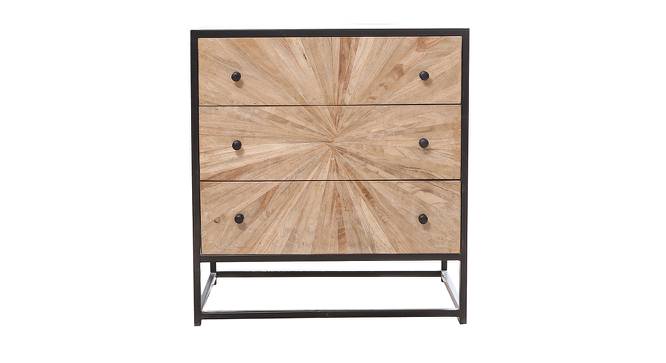 Naman Chest Of Drawer (Black & White, Distressed Finish) by Urban Ladder - Front View Design 1 - 375618