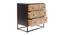 Naman Chest Of Drawer (Black & White, Distressed Finish) by Urban Ladder - Rear View Design 1 - 375628