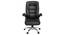 Averill Office Chair (Black Leatherette) by Urban Ladder - Cross View Design 1 - 375685