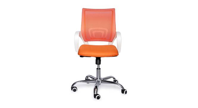 Carington Office Chair (Orange) by Urban Ladder - Front View Design 1 - 375700