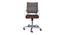 Byren Office Chair (Chocolate Brown) by Urban Ladder - Front View Design 1 - 375701