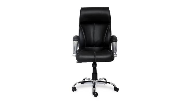 Anslea Office Chair (Black) by Urban Ladder - Front View Design 1 - 375703