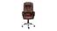 Bayly Office Chair (Dark Brown) by Urban Ladder - Front View Design 1 - 375704