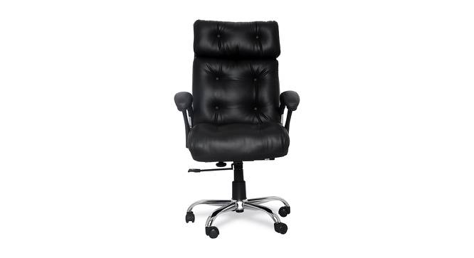 Chapman Office Chair (Black) by Urban Ladder - Front View Design 1 - 375705