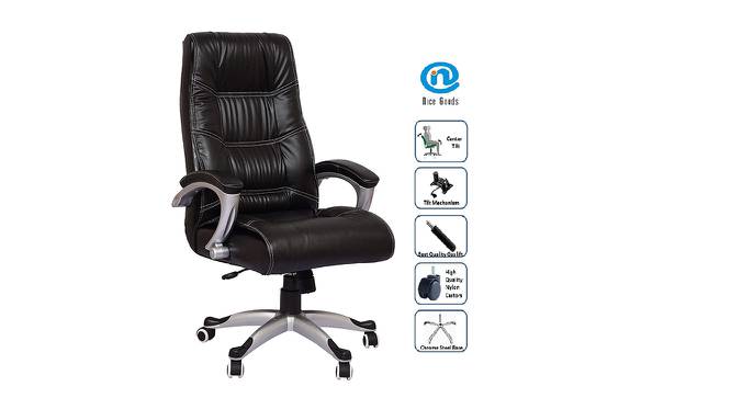 Brentan Office Chair (Black) by Urban Ladder - Front View Design 1 - 375708