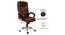 Bayly Office Chair (Dark Brown) by Urban Ladder - Rear View Design 1 - 375717