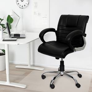 Study Chair Design Derwyn Office Chair (Black)