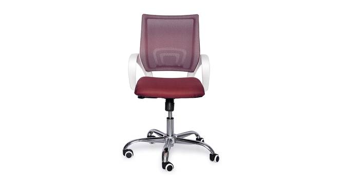 Cleve Office Chair (Maroon) by Urban Ladder - Cross View Design 1 - 375863