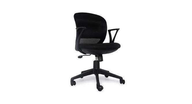 Gared Office Chair (Black) by Urban Ladder - Cross View Design 1 - 375865