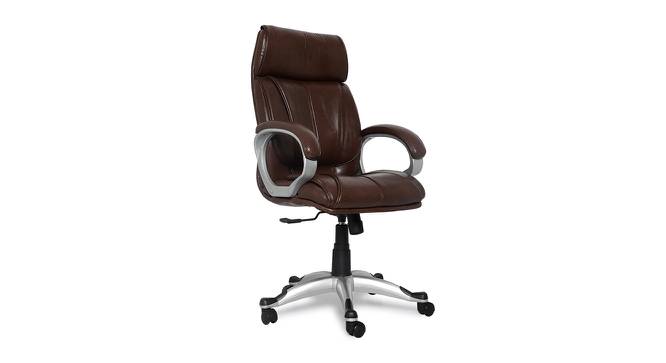 Garner Office Chair (Dark Brown) by Urban Ladder - Cross View Design 1 - 375869