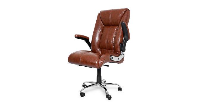 Denica Office Chair (Brown) by Urban Ladder - Front View Design 1 - 375877