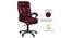 Goodwin Office Chair (Maroon) by Urban Ladder - Front View Design 1 - 375883