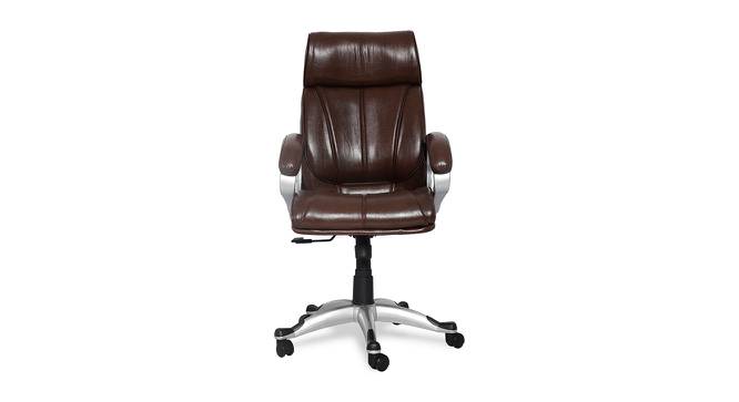 Garner Office Chair (Dark Brown) by Urban Ladder - Front View Design 1 - 375884