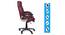 Goodwin Office Chair (Maroon) by Urban Ladder - Rear View Design 1 - 375905