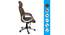 Dannee Office Chair (Brown) by Urban Ladder - Design 1 Side View - 375938