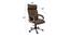 Dannee Office Chair (Brown) by Urban Ladder - Design 1 Dimension - 375971