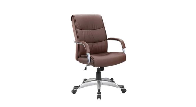 Kandie Office Chair (Brown) by Urban Ladder - Cross View Design 1 - 376002